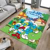 1pc Smurfs Colorful Carpet for Playroom Bedroom Living Room Sofa Home Decor,kids Game Area Rug Non-slip Floor Mat Y72390