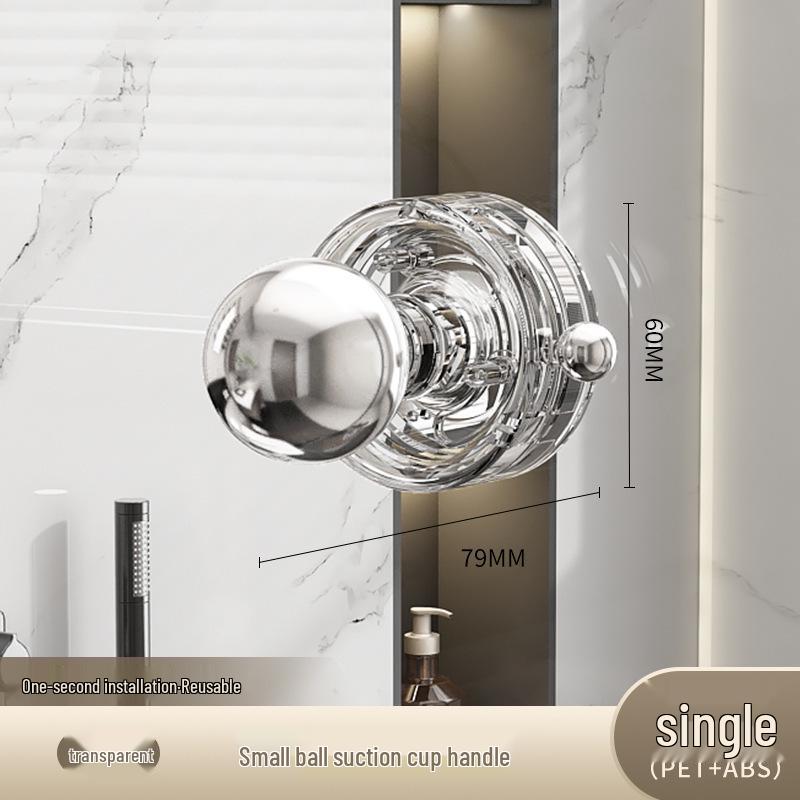 No-Drill Suction Cup Handle for Doors and Windows