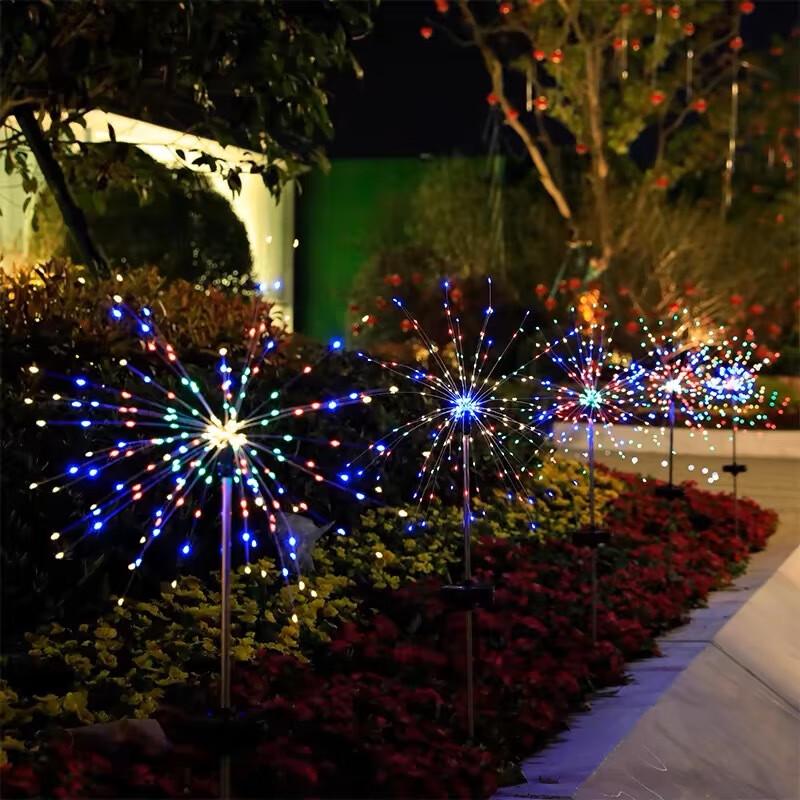 Outdoor Dandelion Firework Garden Stake Lights