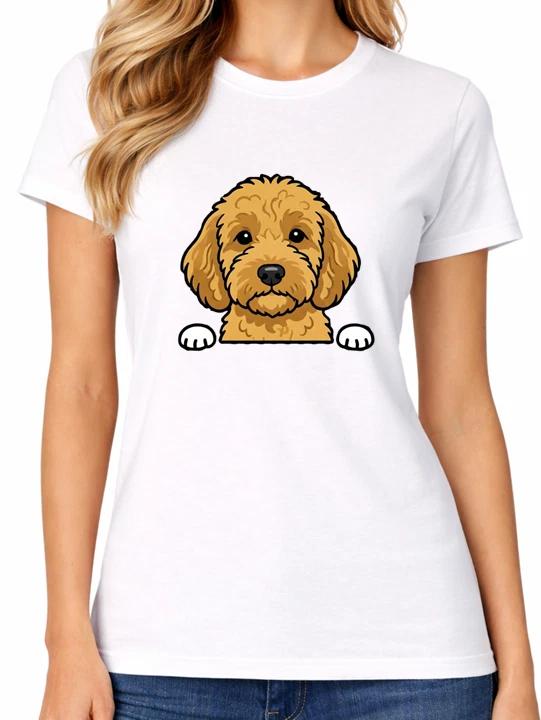 Goldendoodle Dog T-Shirt Cute Puppy Pet Lover Animal Womens Tee XXL