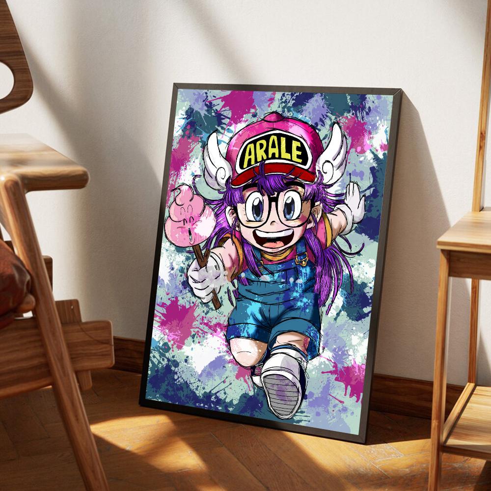 

Мультфильм Доктор Сламп Арале Белая книга Плакат HD Качество Плакат Настенная живопись Декор для кабинета 21cm×30cm NoFrame