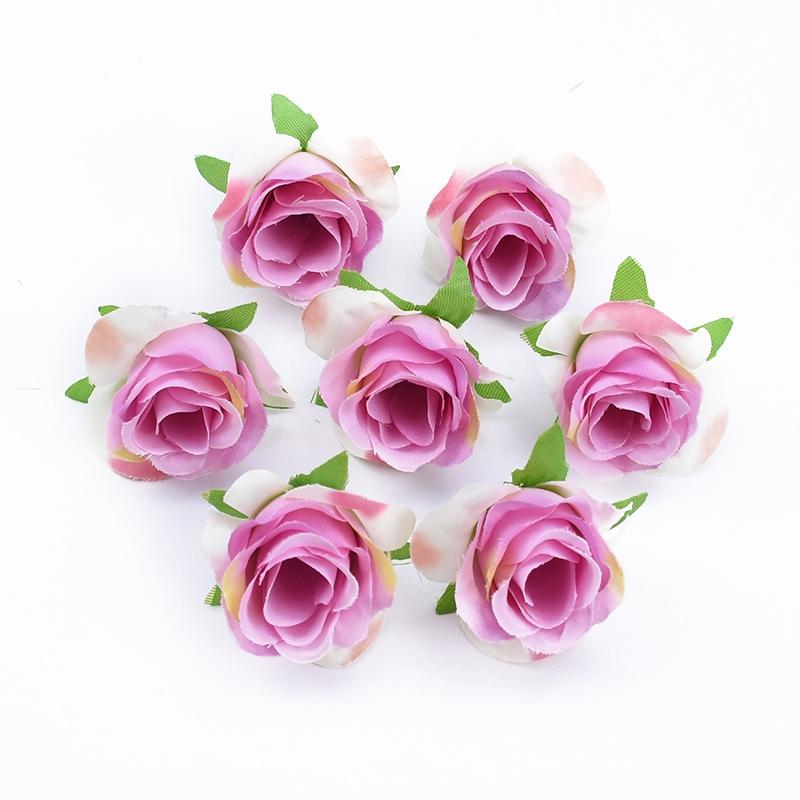Artificial flowers Silk Roses Bud Home festival party Outdoor Garden arch Decor Diy gift candy box brooch Wedding Bridal Bouquet