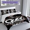 3pcs Custom Name Rock Ozzy Osbourne Bedding Set,Includes 1 Duvet Cover and 2 Pillowcases,All-season Bedroom Decor