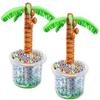 Inflatable Coconut Tree Drink Holder Hawaiian Summer Pool Birthday Party Decor Supplies Cooler Ice Bucket Blow Up Beverage Tray