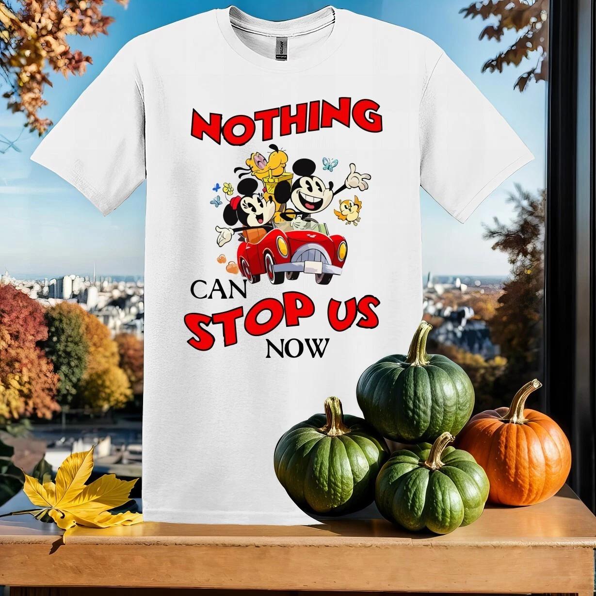 Disney Mickey and Minnie Nothing T-shirt T shirt Men Women Unisex Tshirt SY229 S