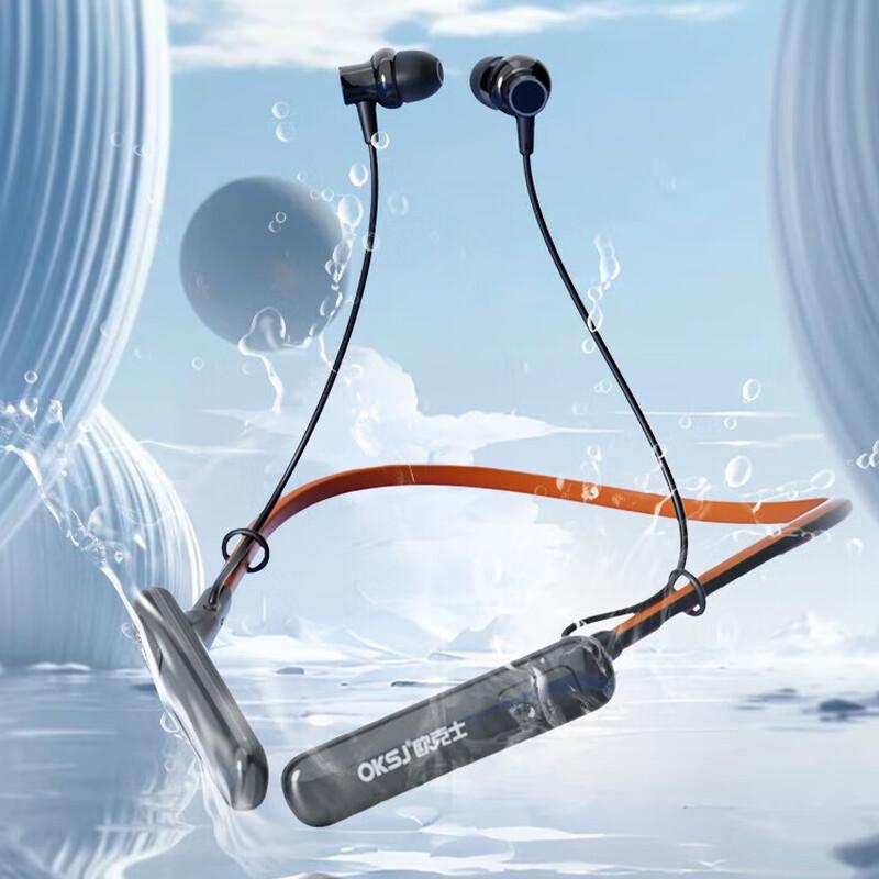 

Oks A30 Neckband Bluetooth Earbuds
