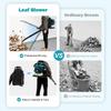 Gasoline Leaf Blower Four Stroke Backpack Blower 52CC Powerful Yard Blower for Garden Lawn Cleaning Leaf Debris Removal Outdoor