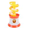 Automatic Table Tennis Launcher Plastic Table Tennis Serve Machine Portable Trainer Robot with Remote Control for Beginners