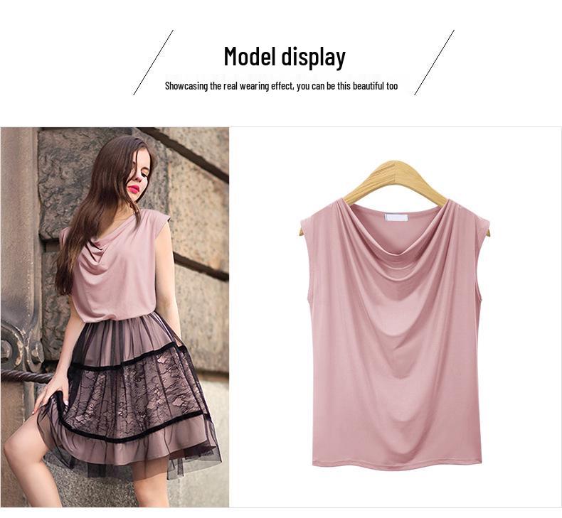 Women's Plus Size V-Neck Short Sleeve Loose Fit Solid Color Summer T-Shirt