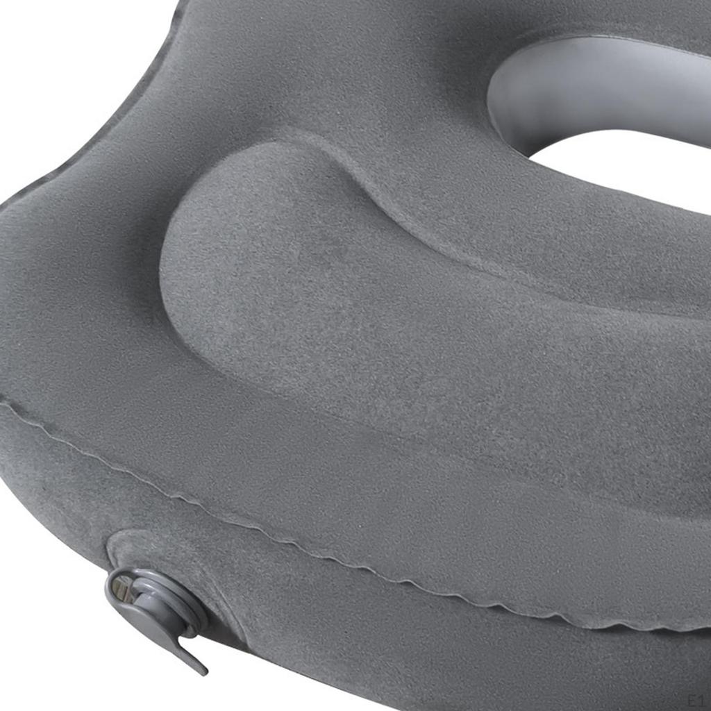 Donut Pillow Cushion Gray Gifts Multifunctional Hemorrhoid Inflatable Seat Pad for