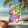Ultra-Soft Beach Towel with Bear Theme,Ideal for Pool - Camping, Diving - Perfect Travel Essential, Vibrant Beach Towel.