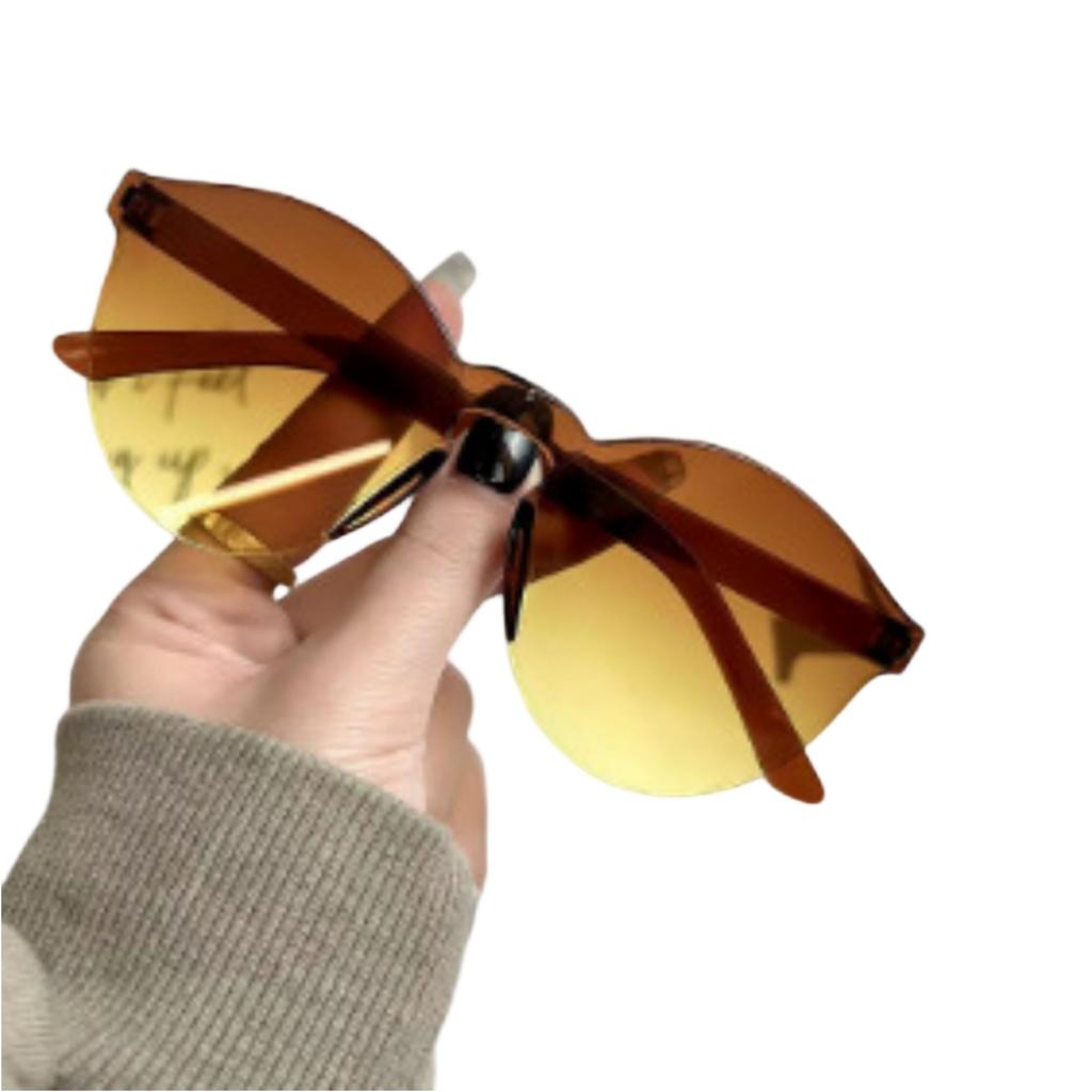 Summer New Round Frame Sunglasses Fashion Beach Jelly Color Sunglasses For Women