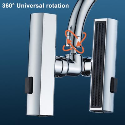 Yousheng Faucet Extender Attachment 360 Degree Rotating Waterfall Faucet No Splashes Versatile Rotating Nozzle Adapter