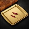 Wutuo 304 Stainless Steel Rectangular Serving Tray