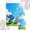 Diamond Painting Set Disney Stitch Blowing Bubbles Full Diamond 5D Diamond Art Home Decoration Creative Handicrafts