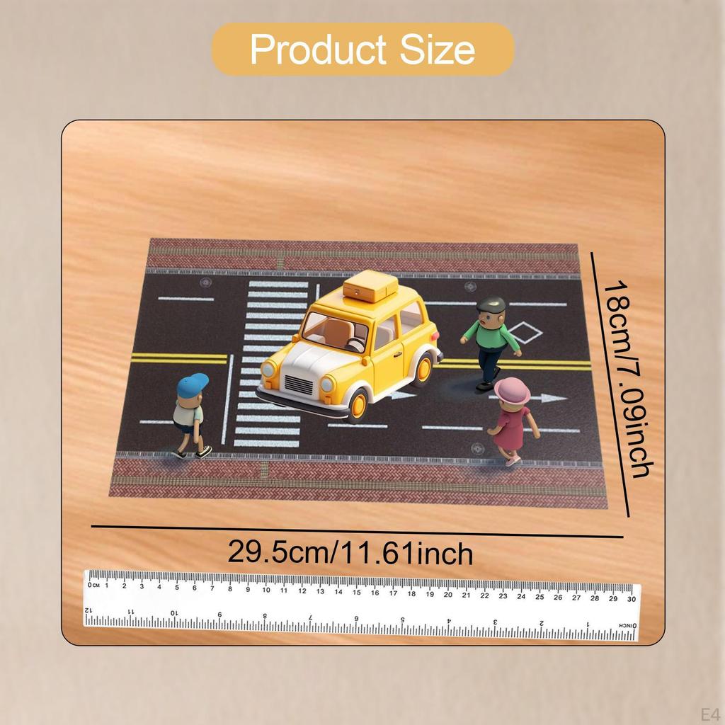 1/64 Highway Scene Model Mini Diecast Garage,Diorama, Pad,Underground Garage Layout Parking