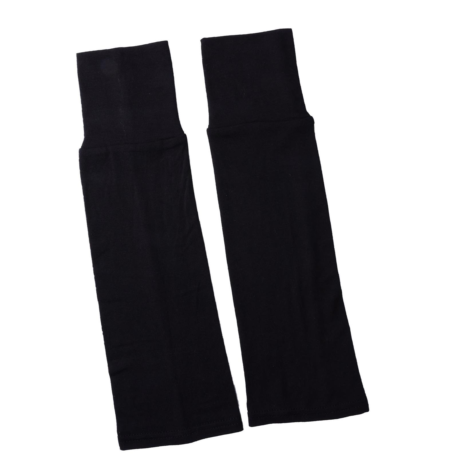 

Женские длинные нарукавники без пальцев для защиты от солнца и комфортной носки, солнцезащитная одежда для рук для активного отдыха чёрный