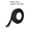 49/98Ft Electrical insulating tape soundproof heat-resistant 9-50MM automotive cable harness fabric shock-absorbing velvet tape