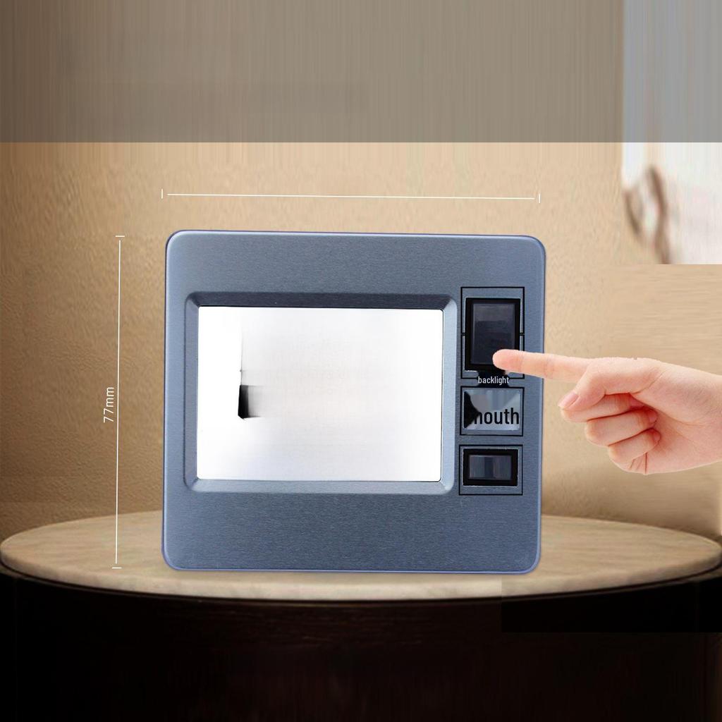 Modern Silent Alarm Clock with LCD Display for All Ages