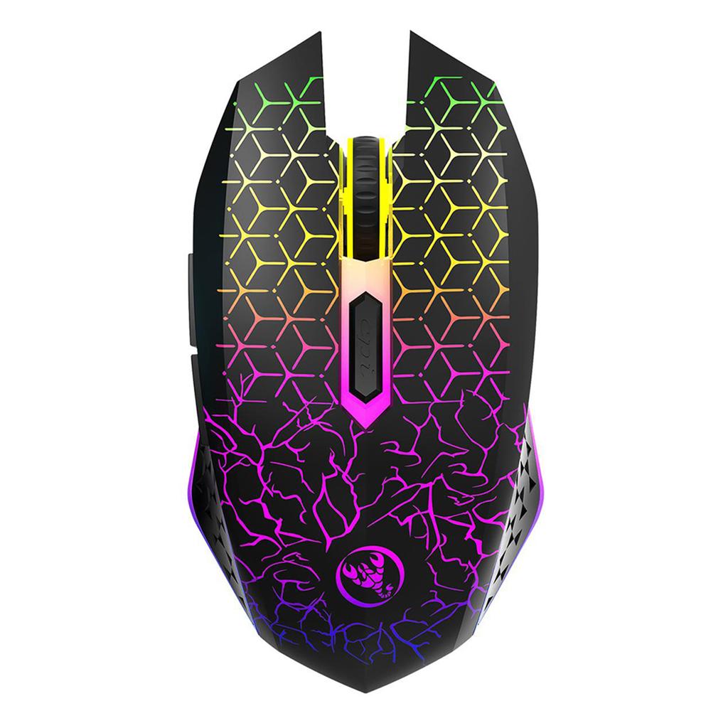 Dual-Mode Wireless Mice 2.4G+BT5.2 Quiet Computer Mice with 7 Color Backlight Portable USB Cordless Universal for Laptop PC Tablet