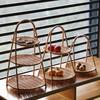 Rattan Imitation Woven Fruit Storage Tray, Dried Fruit Tray, Candy Snack Rack, European-Style, Dry Fruit Bowl, Afternoon Saucer