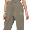 Nike Kids  Knitted Sports Pants Simple Versatile Comfortable Elastic Waist Kids Bottoms Medium-Olive FN8649-222