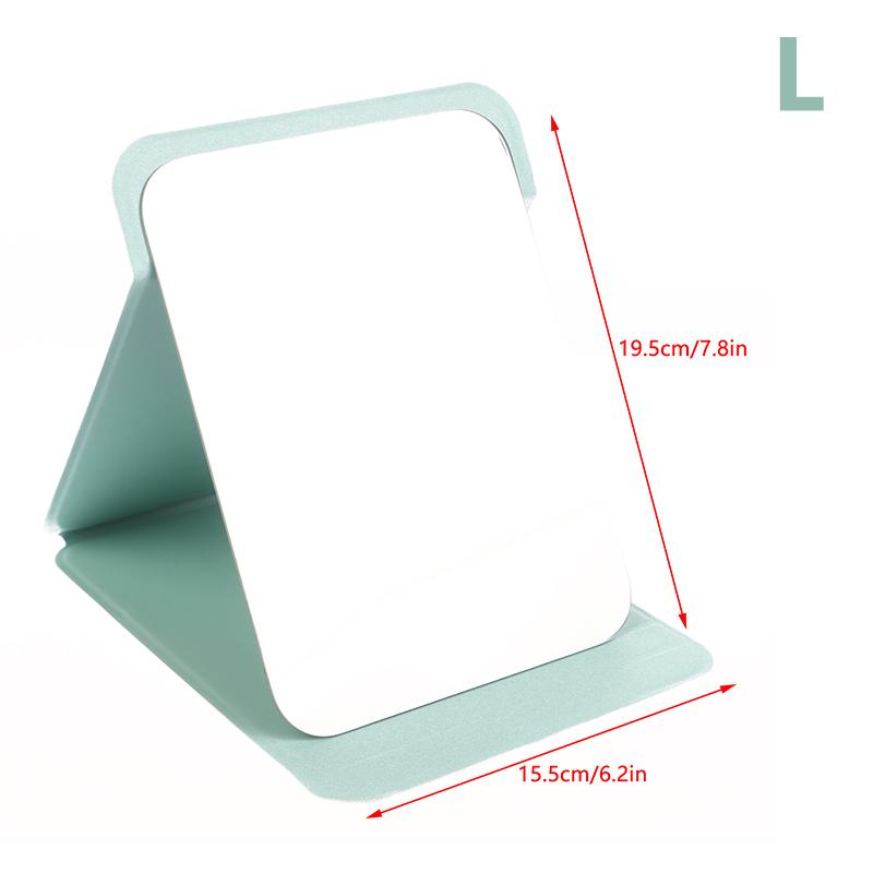 Desktop Makeup Mirror PU Leather Portable Vanity Mirror Foldable Hand Mirror Compact Mirrors Cute Pocket Mirrors For Travel Tool