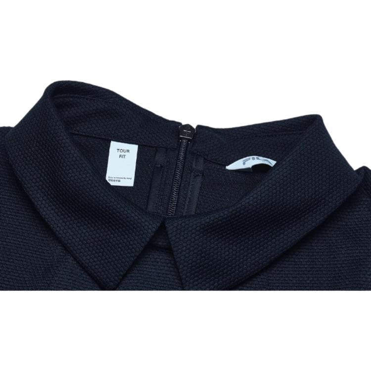 Fila Golf Series Sport Minimalist Polo Waist Short Sleeve Dress Women Dresses Legendary-Blue A11W435304F-NV