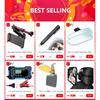 2Pcs Car Wide Angle Rear View Mirror 360 Degree Rotation Auto Rearview Auxiliary Parking HD Frameless Blind Spot