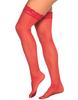 Red Self-Adhesive Stockings Lace Mal1094 Red