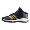 Adidas Cross Em 4 Fashion Non-Slip Durable Mid-Top Basketball Shoes Men Sneakers Blue B27704