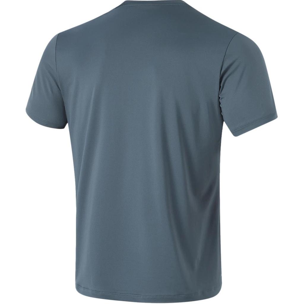 Li Ning Fitness Series Logo Buchstaben Rundhals Bequem Atmungsaktiv Kurzarm T-Shirt Herren T-Shirts Luo-Dai-Qing ATSU021-6