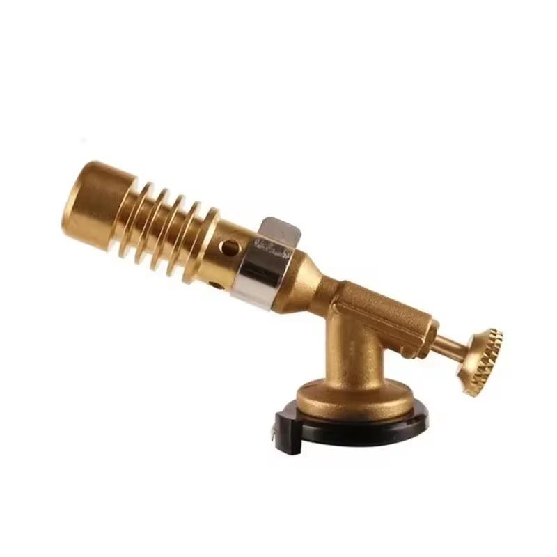 

Multifunction Welding-Burner Welding Gas Burner Flame Gas Torch Flame Gun Blow for BBQ Camping Cooking Lighter Heating Camping золотистий