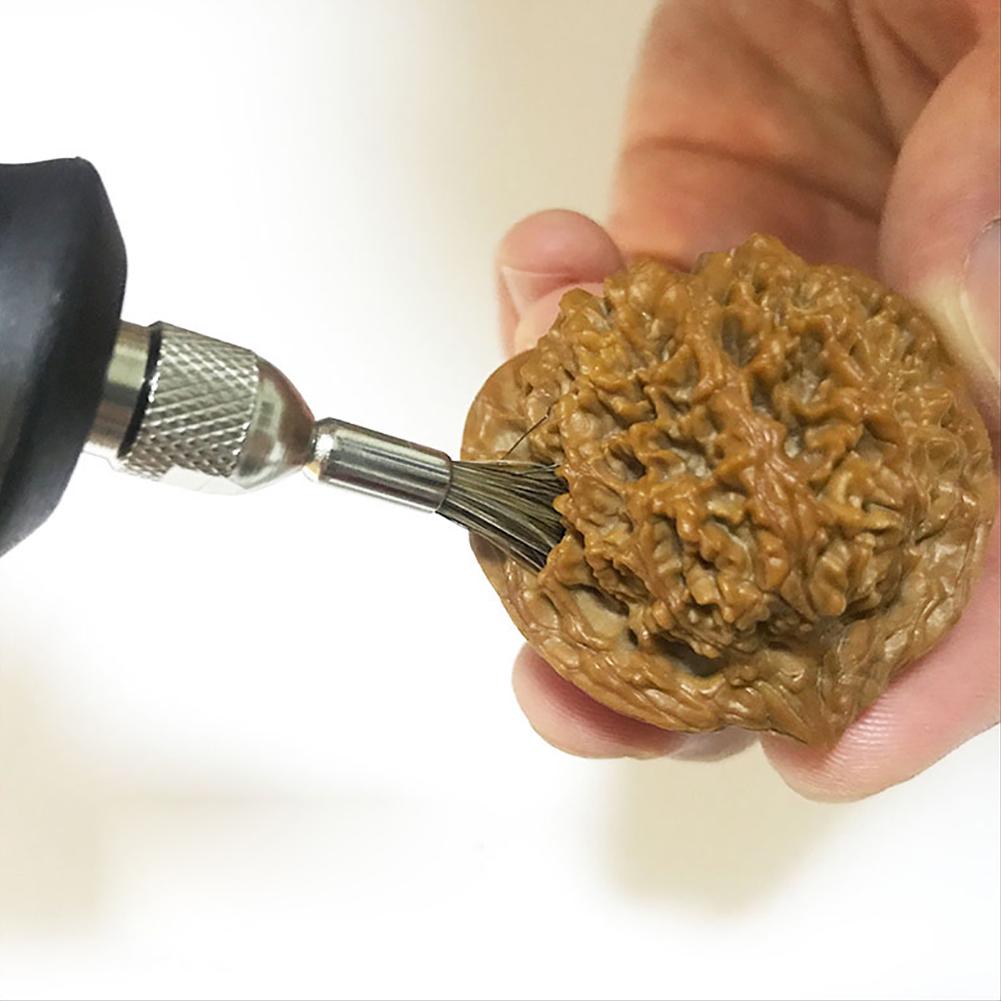 Copper Steel Wire Brush Polishing Car Wheels Full Kit Rotary Tools Cup Shank