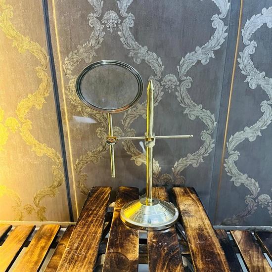 Messing Lupe mit Ständer Heim Büro Dekor Tischplatte Hochzeit Jubiläum Geburtstag