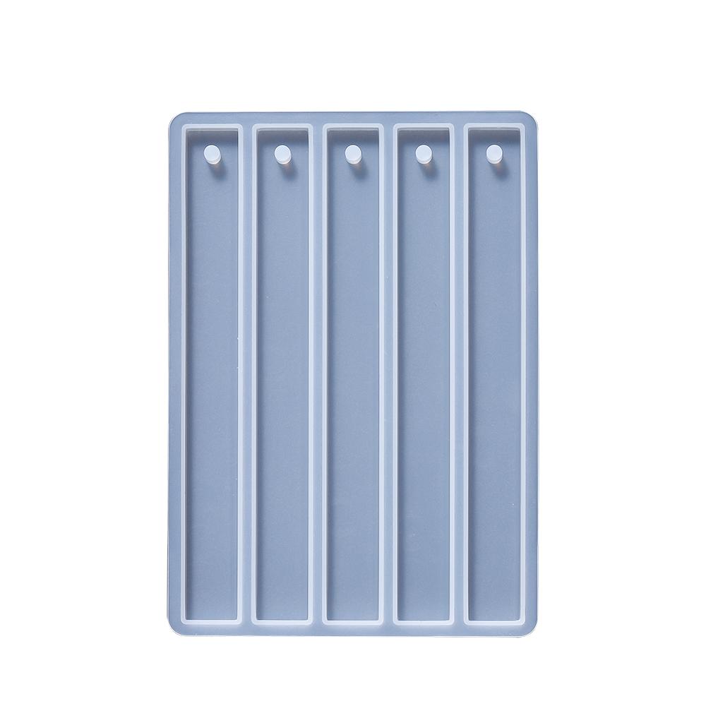 Bookmark Silicone Mold Rectangle Epoxy Resin Casting Mould for DIY Crystal Epoxy Resin Book Decoration Crafts Accessories
