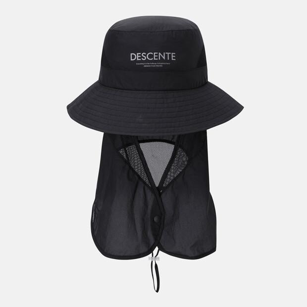 DESCENTE Mesh Sunshade Bucket Hat Black Sr223Ecp43