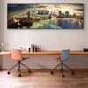 Brooklyn Bridge Night Landscape Canvas Paintings On The Wall Posters And Prints New York City Canvas Pictures For Bed Room Decor Background