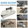 Handle Fast Sifting Metal Detector Stainless Steel Treasure Search Shovel Tool  Underwater