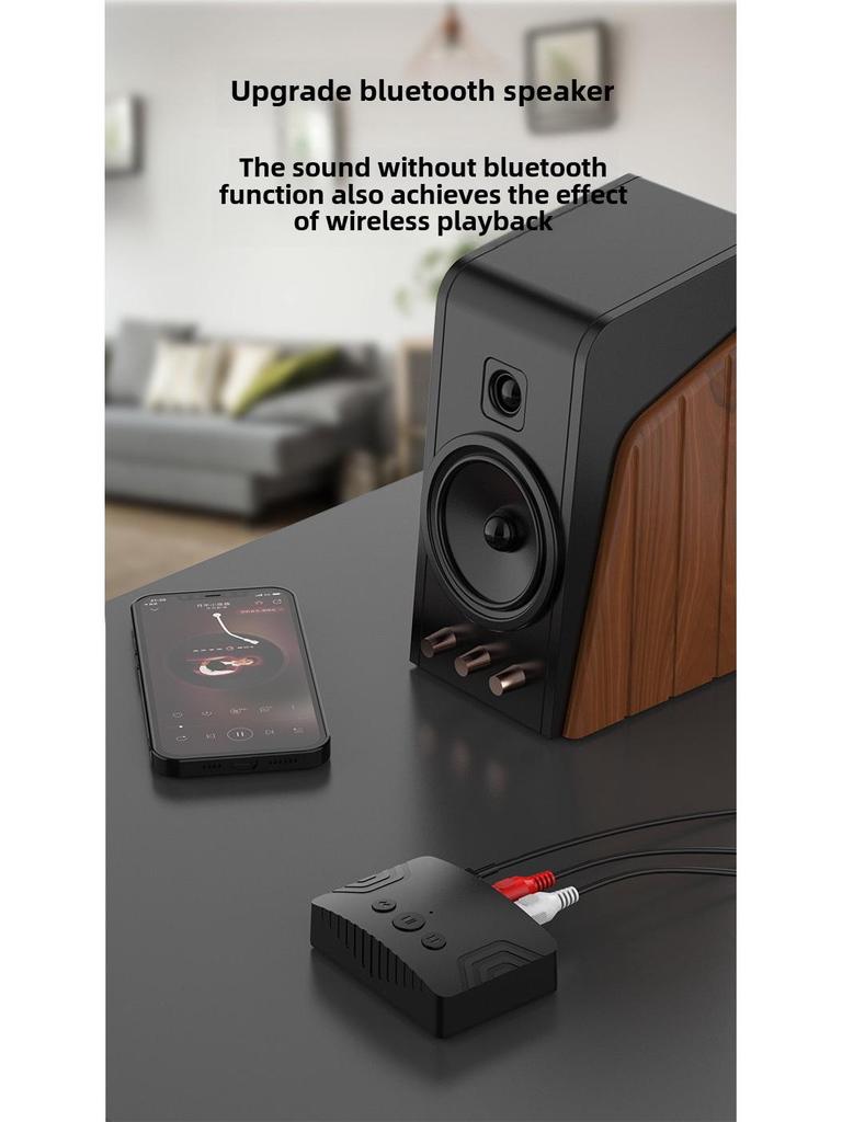 Wireless HiFi Audio Receiver for Bluetooth-Enabled Mobile Devices and Wired Speakers
