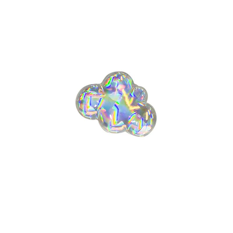 Transparent Creative Airbag Mobile Phone Holder Simple Solid Color Laser Cloud Internet Celebrity Selfie Ring Drama Chasing Artifact