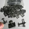 40/100pcs Motorcycle clip screw Base Bayonet Clip Plastic Cover Screw Bolt and U Type Clips with Nut  Bumper Protector