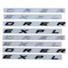 3D ABS Chrome Black Explorer Logo Car Front Hood Emblem Bonnet Letters Badge Sticker For Explorer 2020 2021