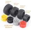 15038 Hjul 56mm x 34mm Racing Middels Dekk 54120 44771 23798 Mursteinsamling Modulær GBC Leketøy For Teknisk MOC Byggekloss