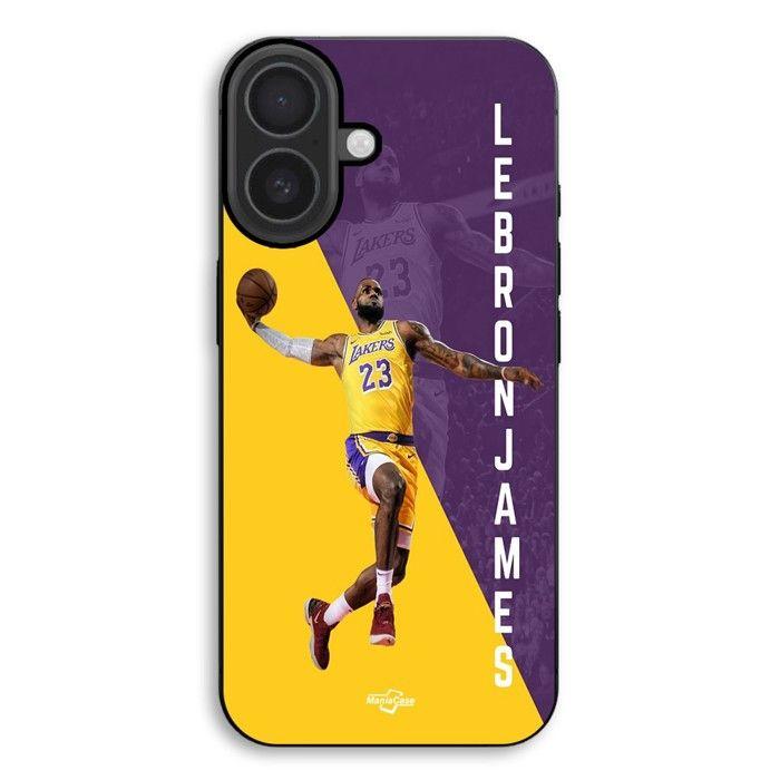 Coque de téléphone - MANIACASE - iPhone 17 - Silicone TPU - Motif Lebron James - Souple