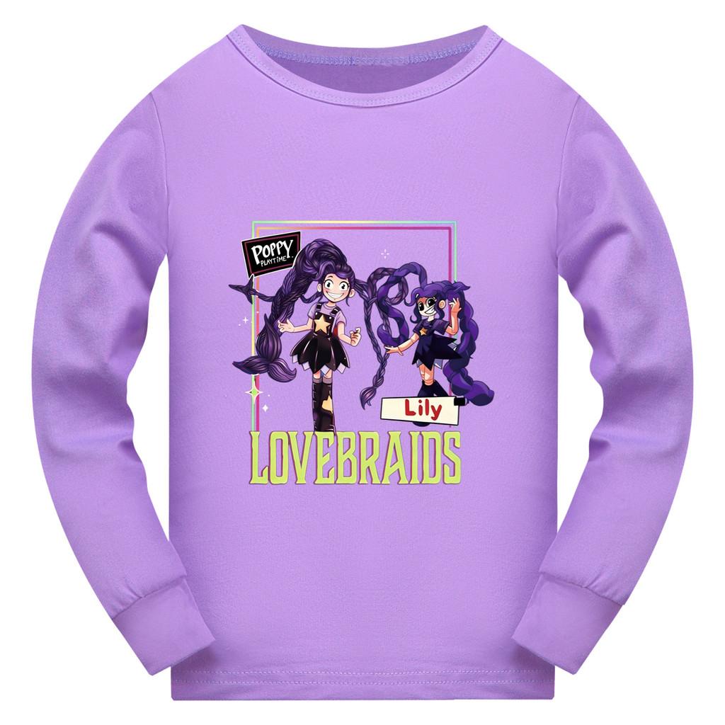 5594 Kids Girls Lily Lovebraids Long Sleeves Regular T-Shirt