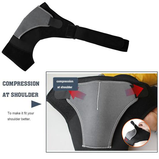 Adjustable Dislocation Pain Injury Arthritis Shoulder Support Strap Sports Pad