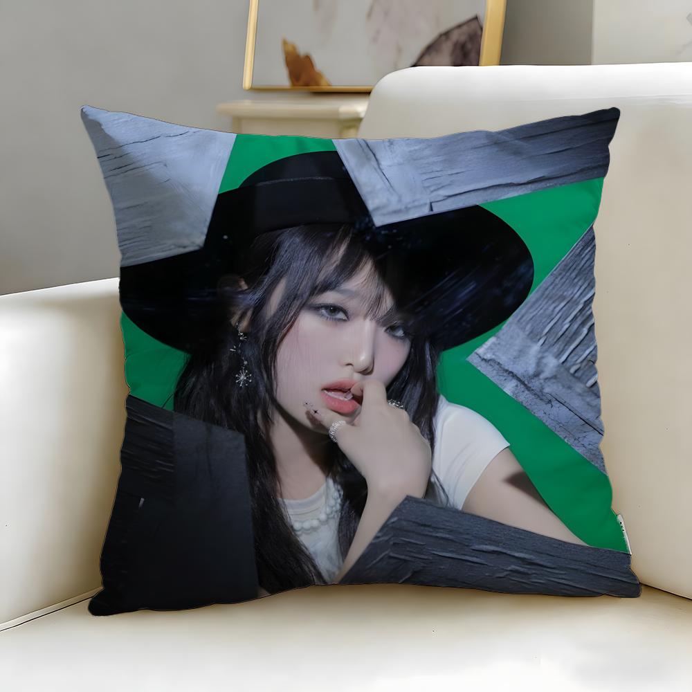 Kpop Style Artist Choi Ye-Na Cushion Cover Soft & Easy-Wash Pillow Case – Versatile For Couch, Bed, Travel And Office
