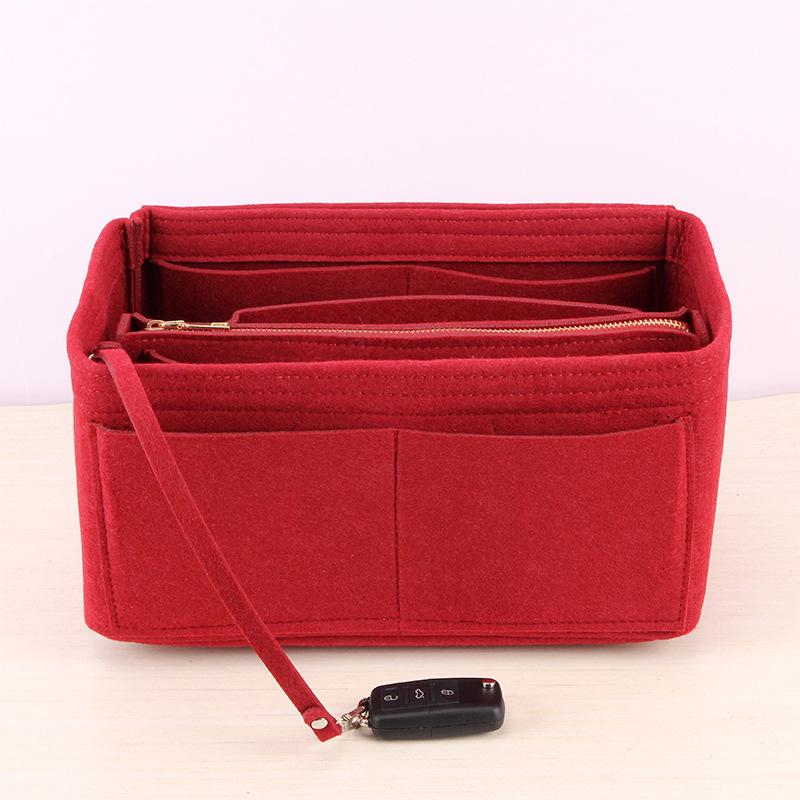 Women's Large Capacity Cross-Border Multifunctional Felt Toiletry and Makeup Bag