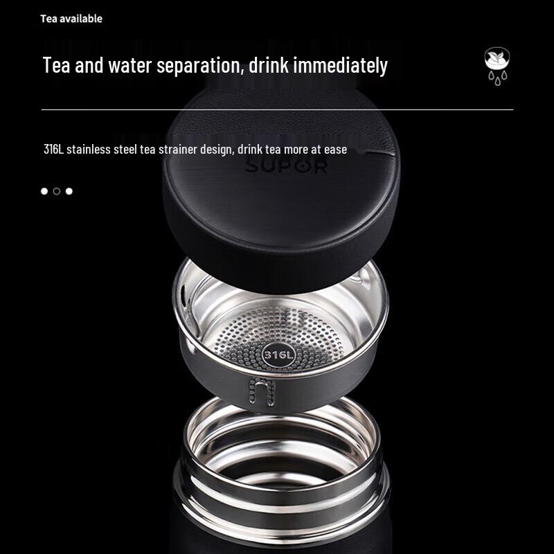SUPOR Zhu Series Stainless Steel Thermal Mug 450mL